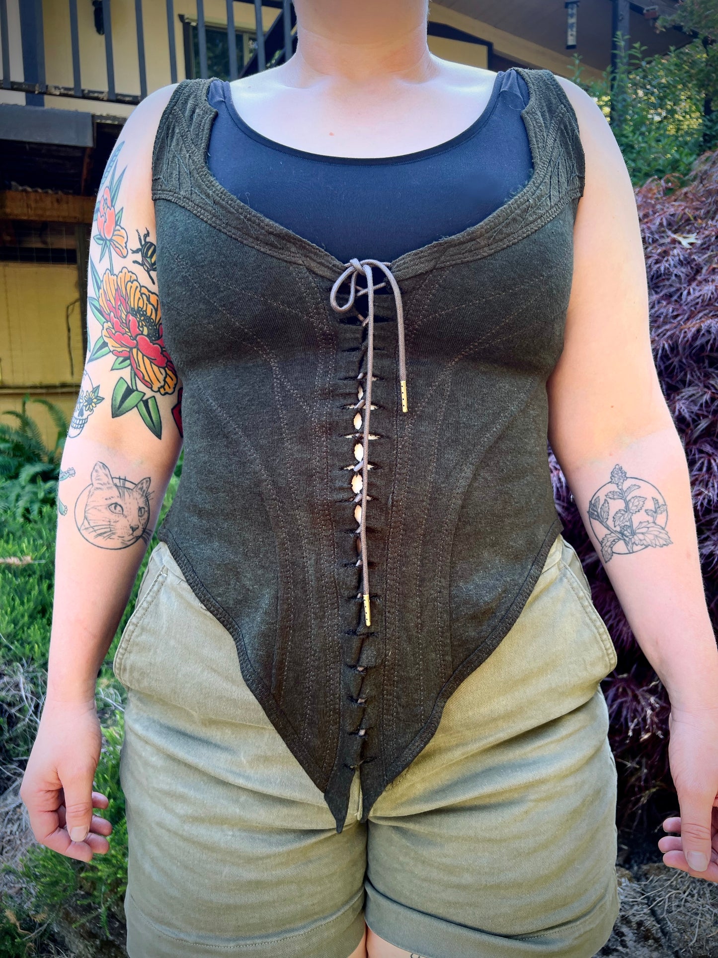 Lace up Elven Bodice