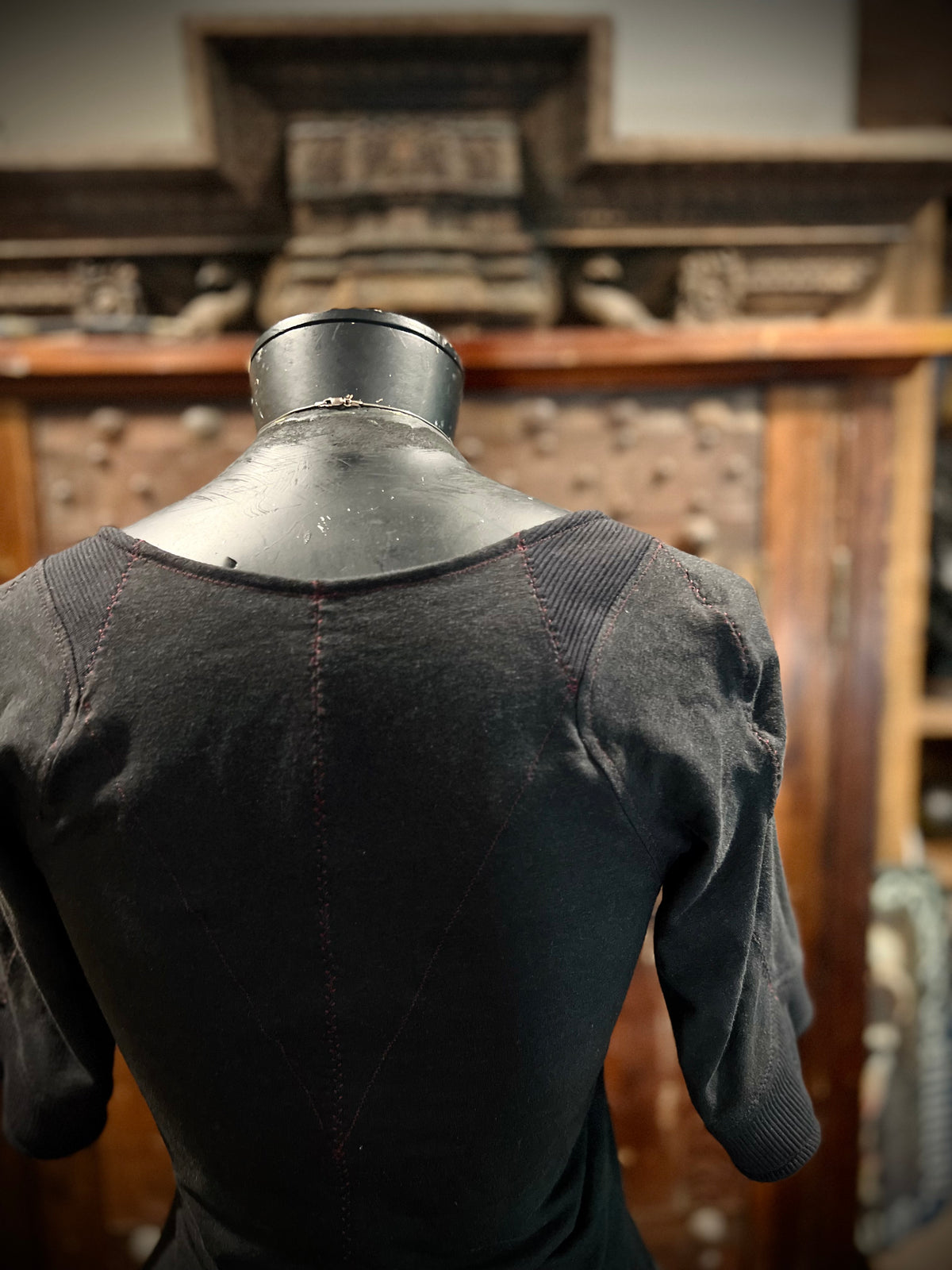 Bat! Tunic in Black