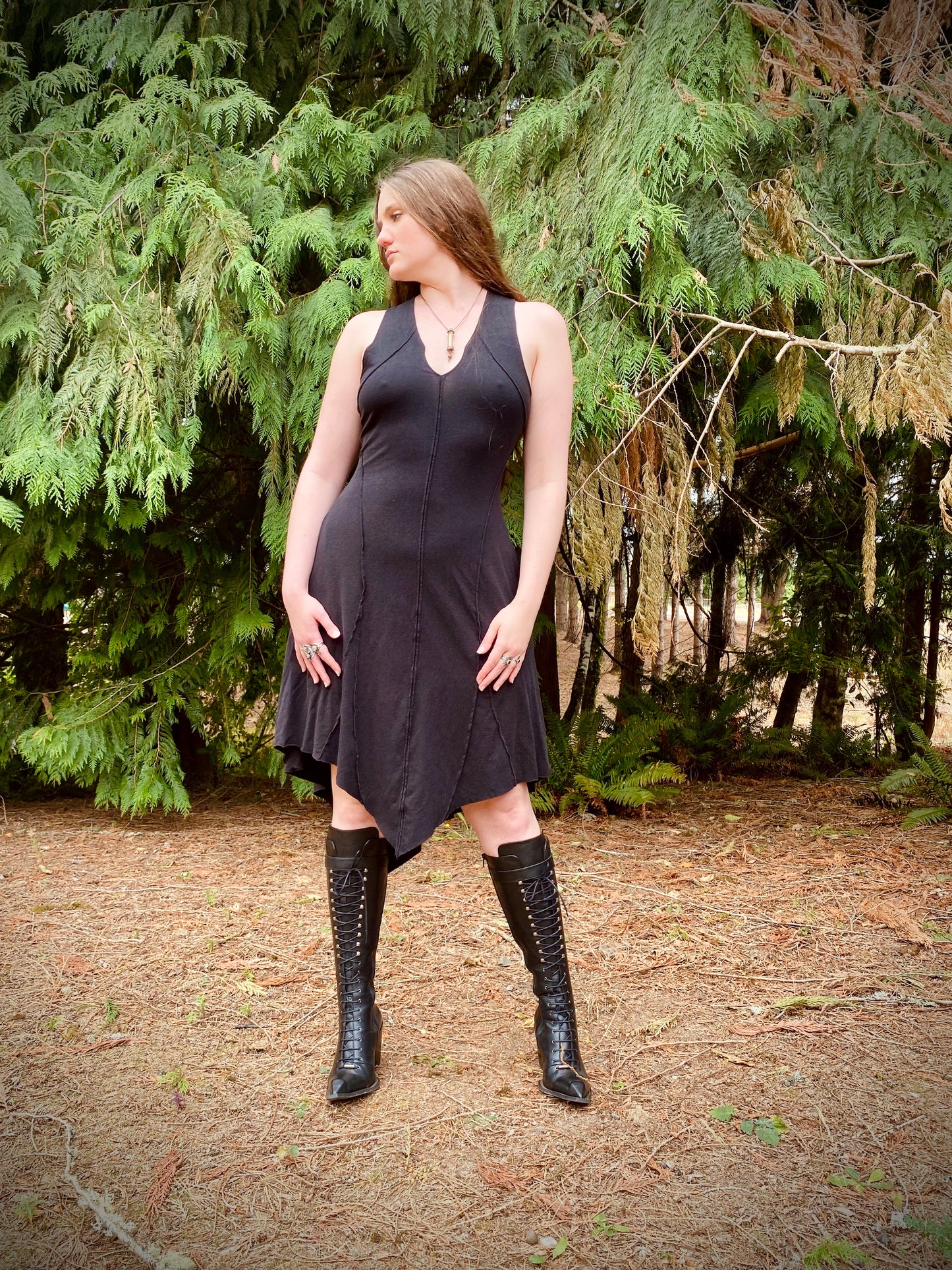 Made To Order Summer Dress in Black