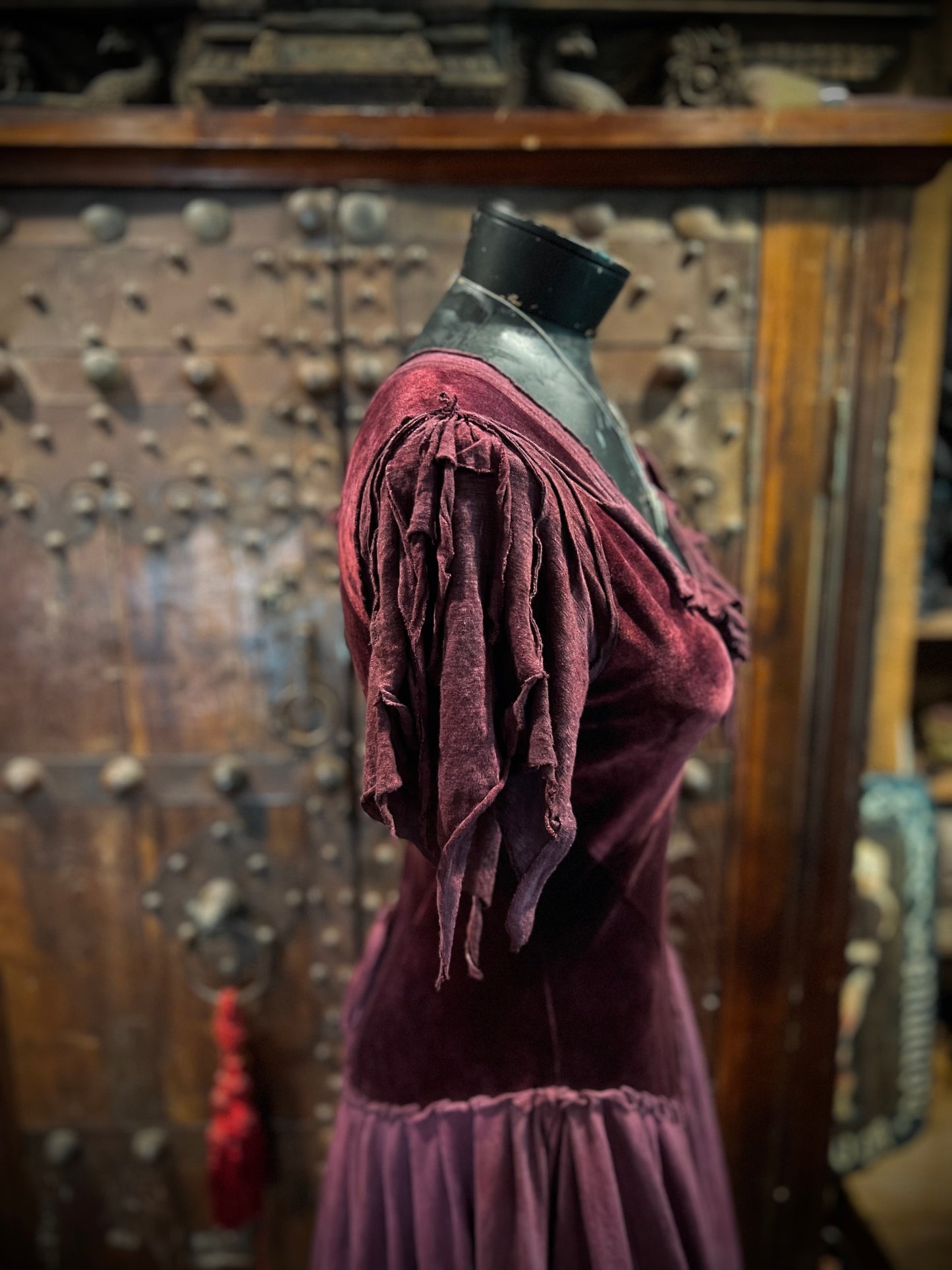 Ruby Princess Velour Lace Up