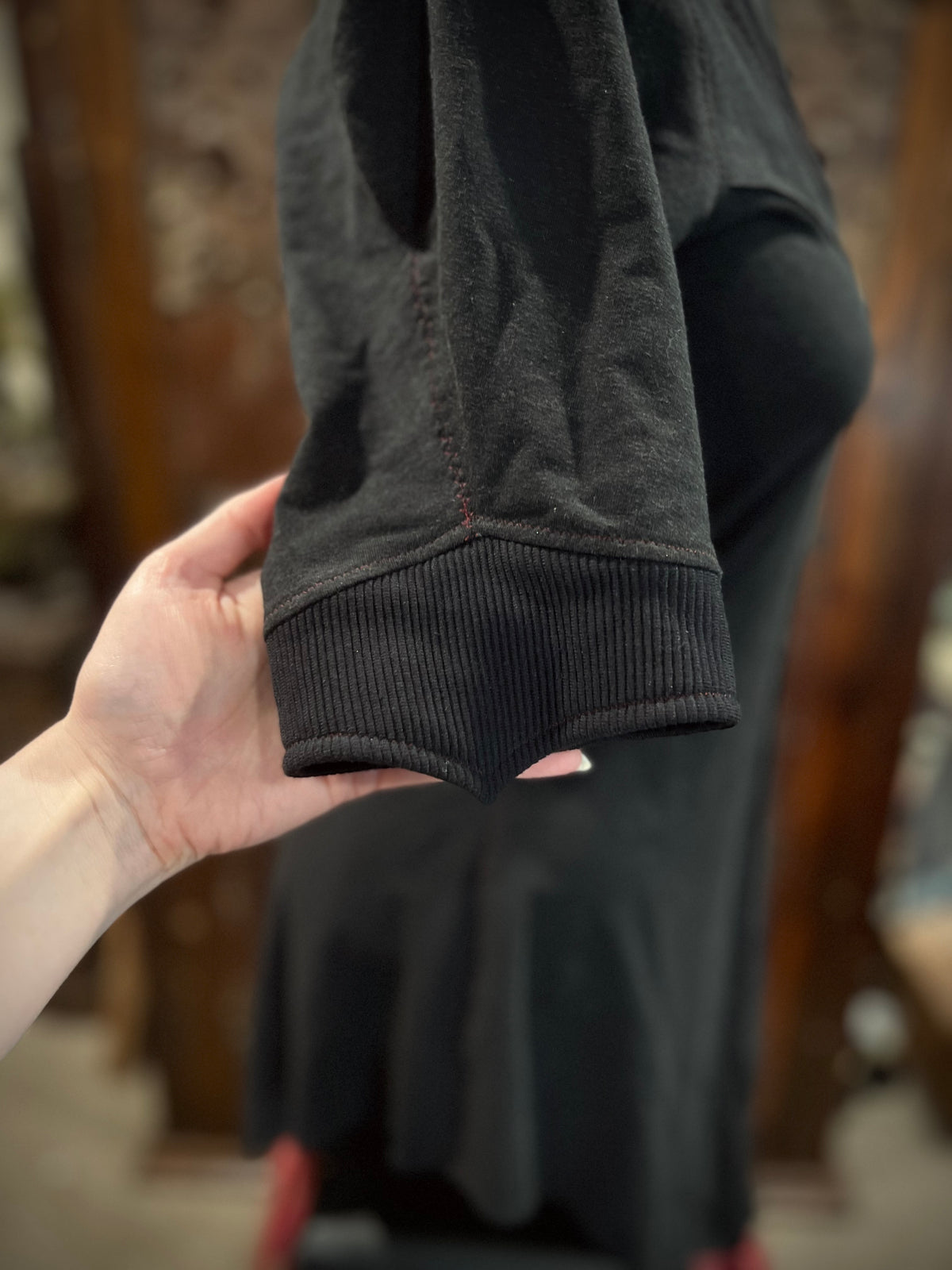 Bat! Tunic in Black