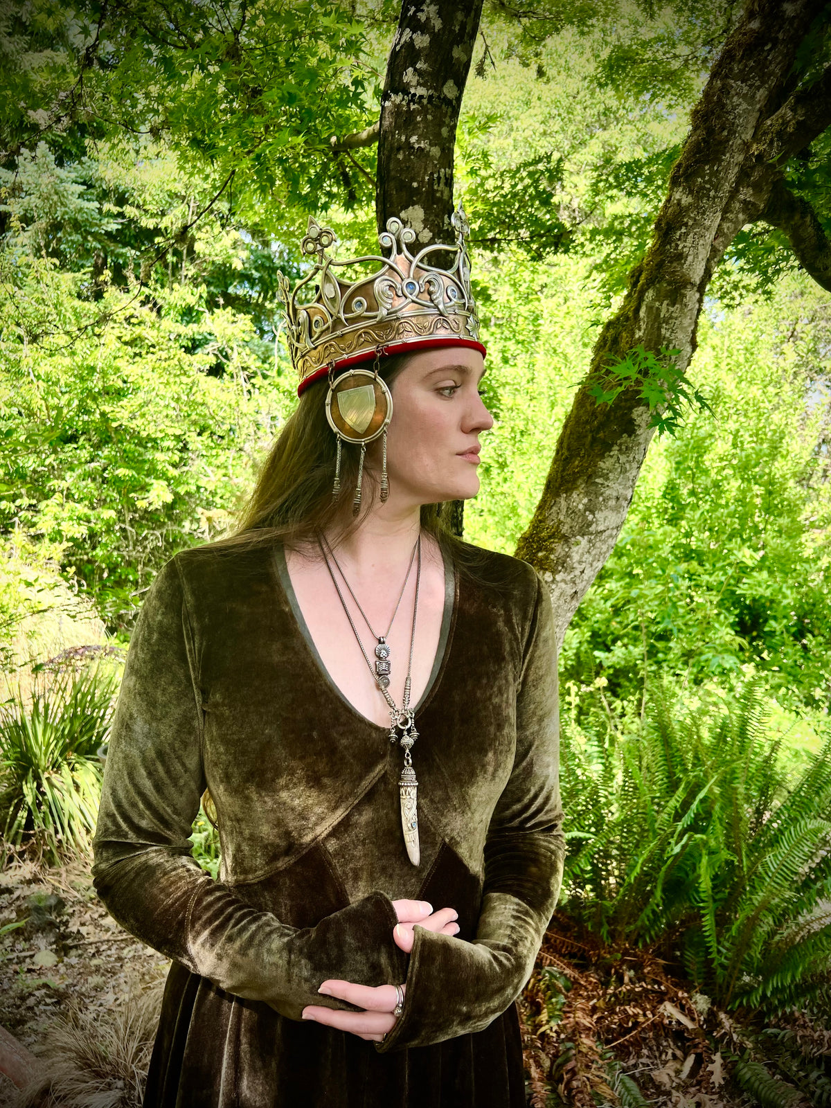 OOAK Queen of Diamonds in Velour