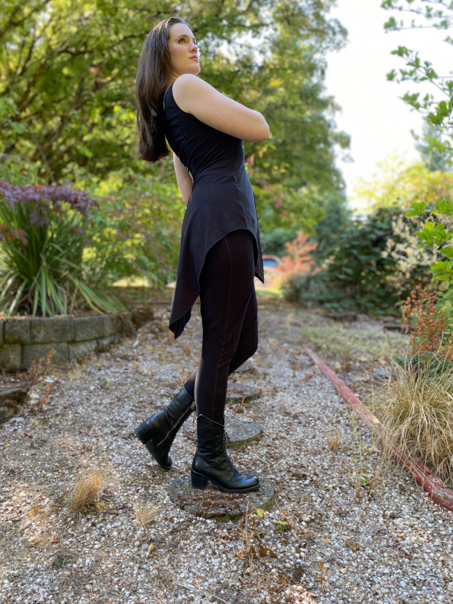 Made To Order Sleeveless Wide Keyhole Neck