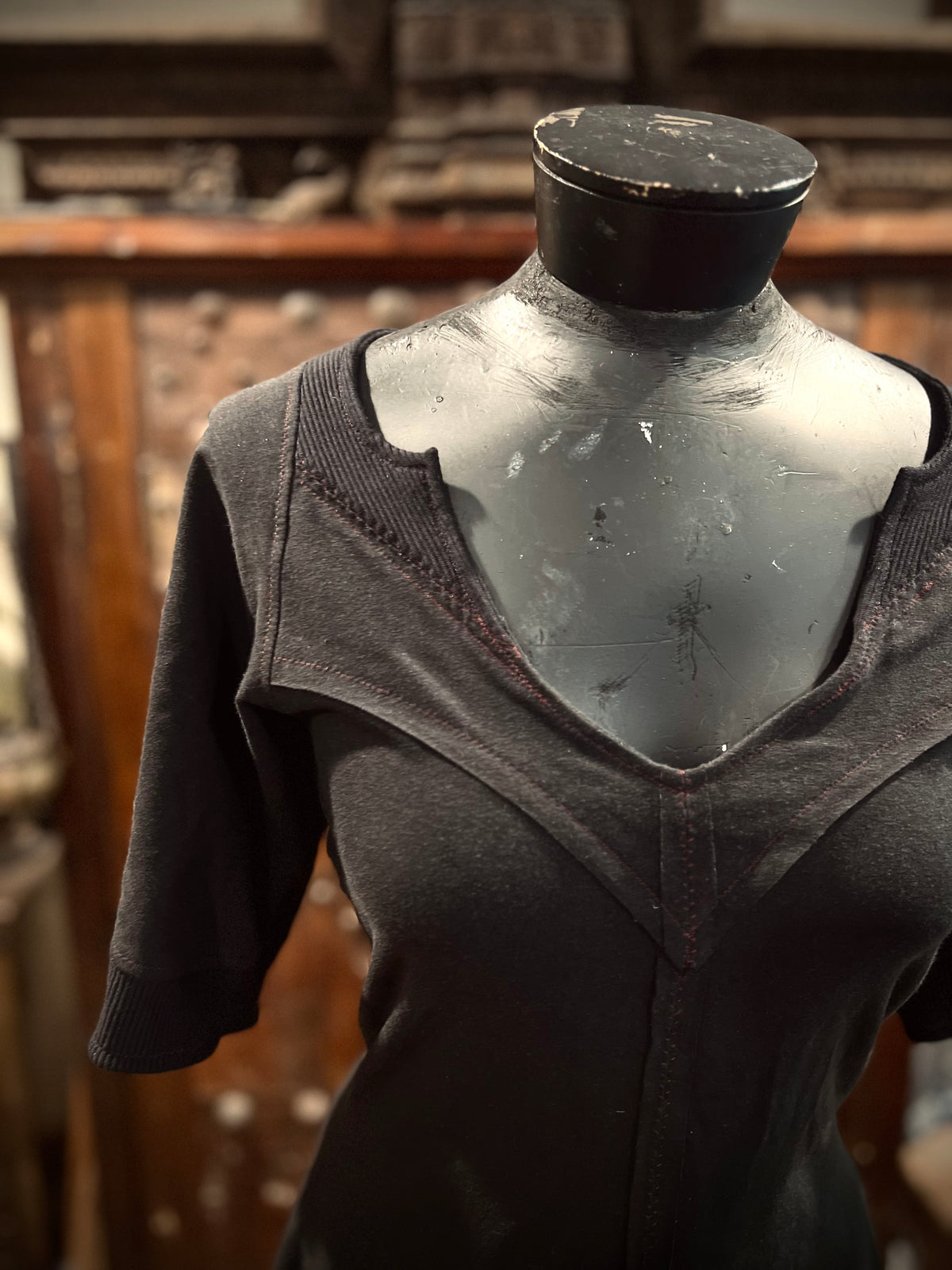 Bat! Tunic in Black