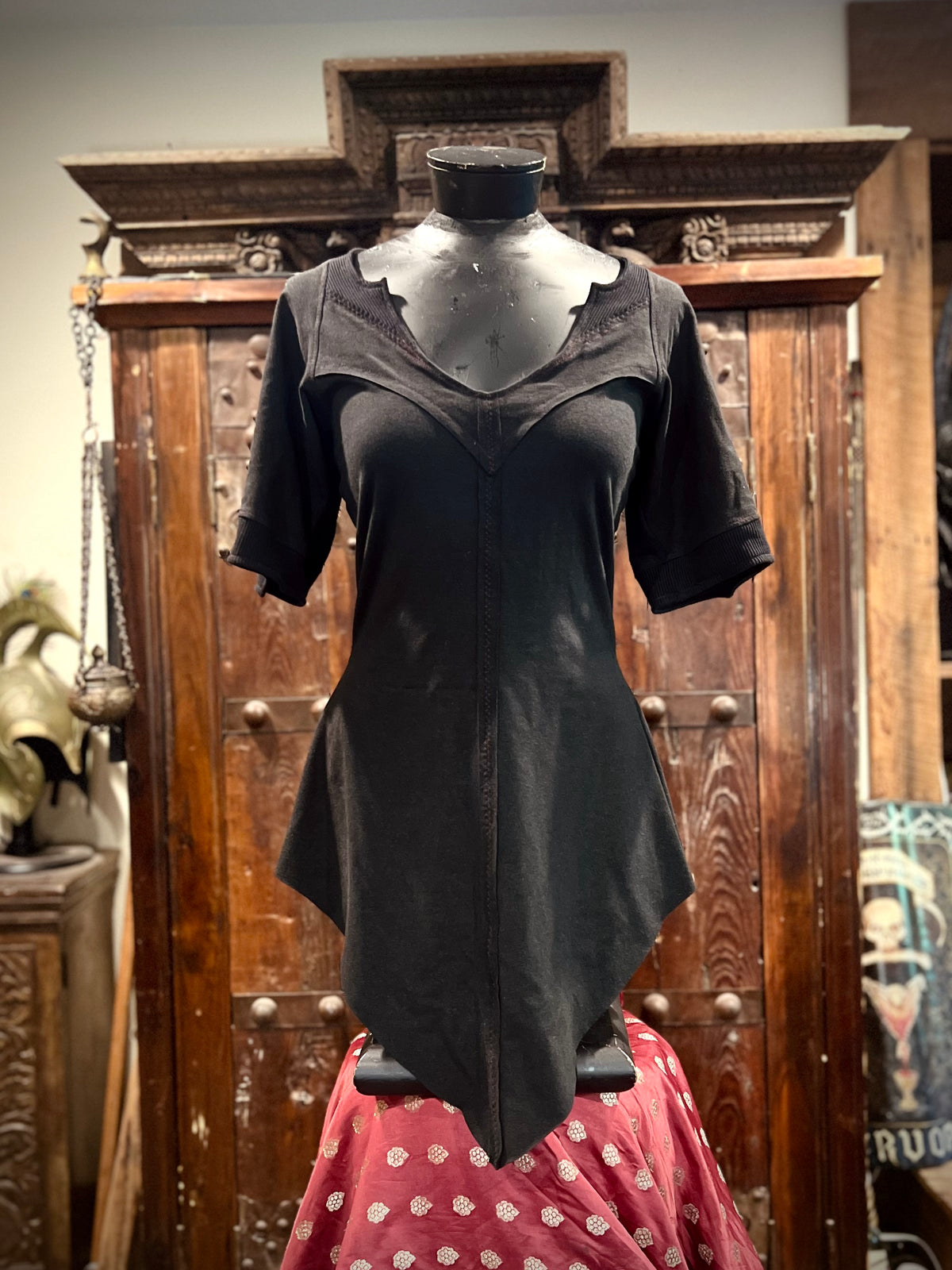 Bat! Tunic in Black
