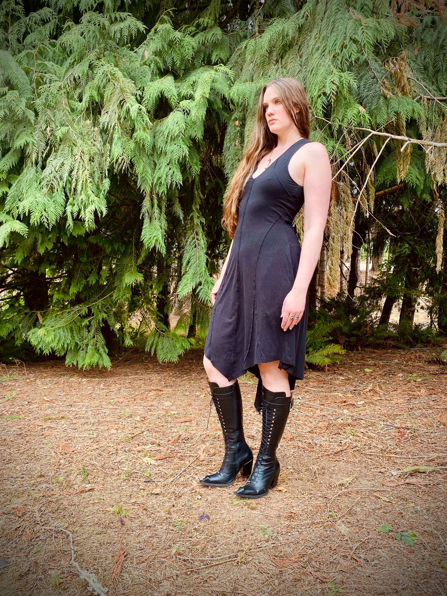 Made To Order Summer Dress in Black