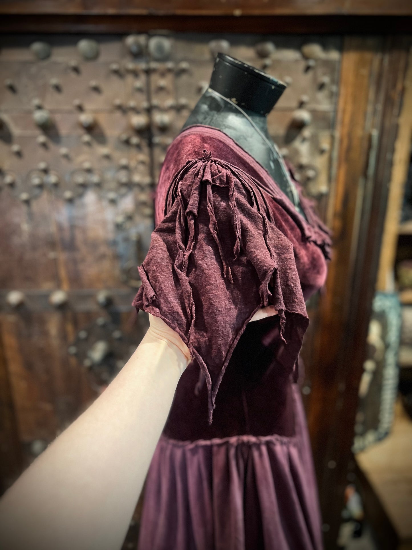 Ruby Princess Velour Lace Up