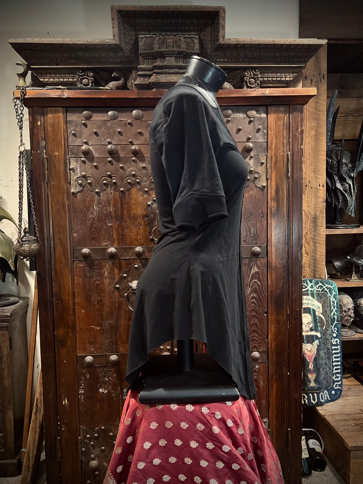 Bat! Tunic in Black