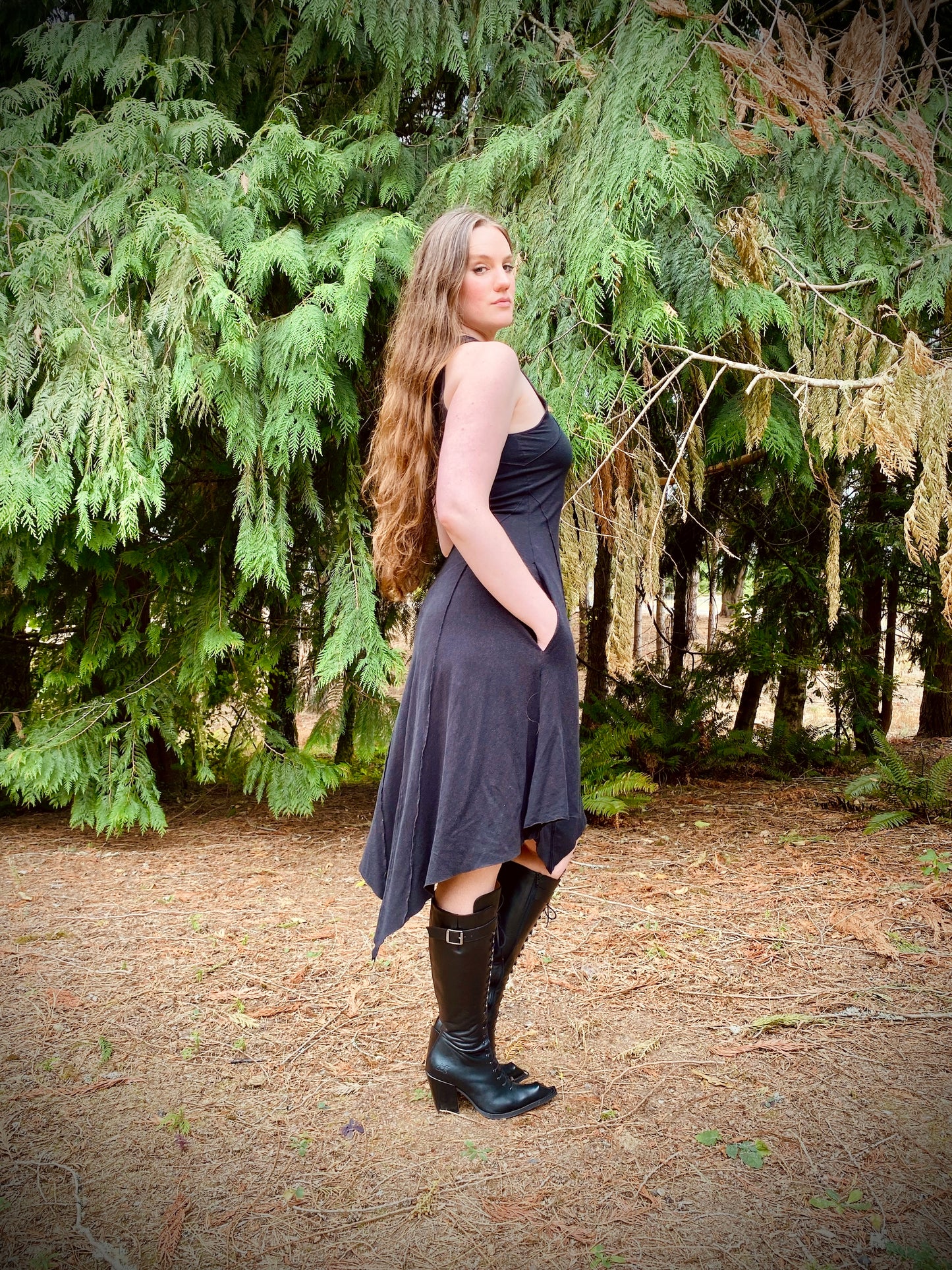 Made To Order Summer Dress in Black