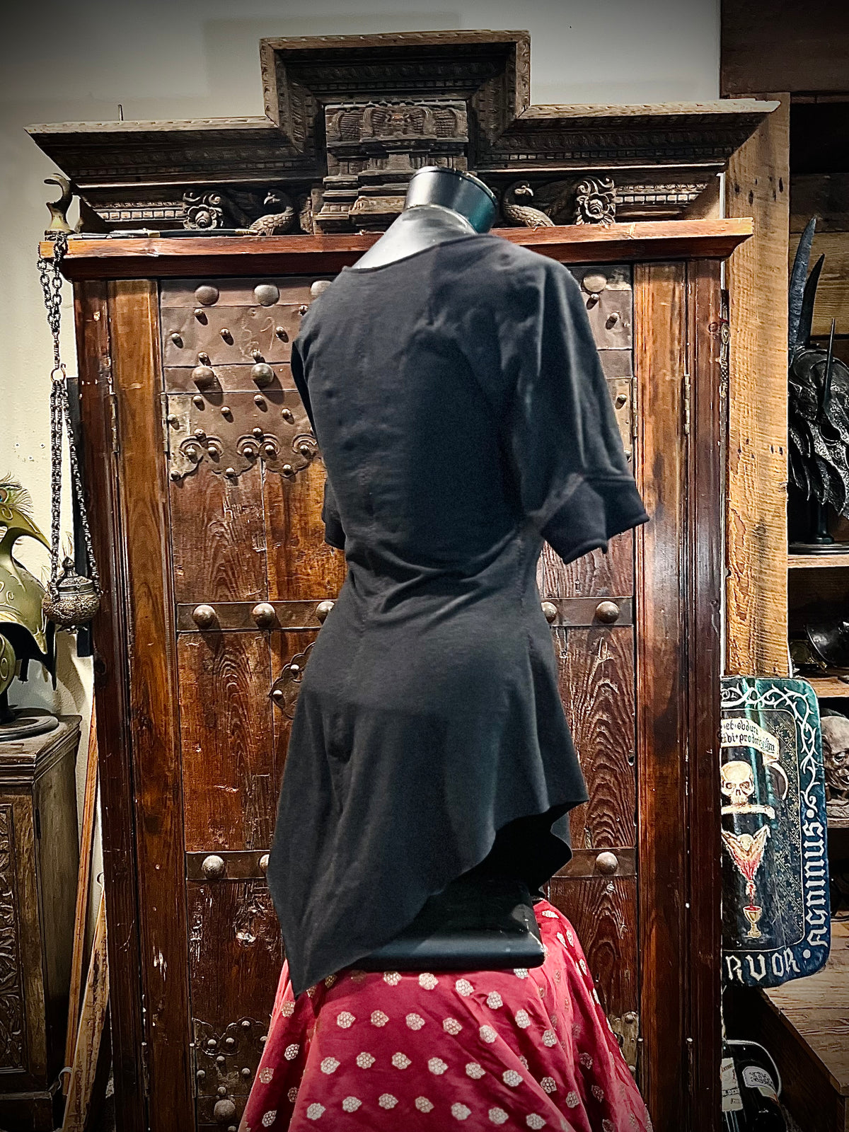 Bat! Tunic in Black