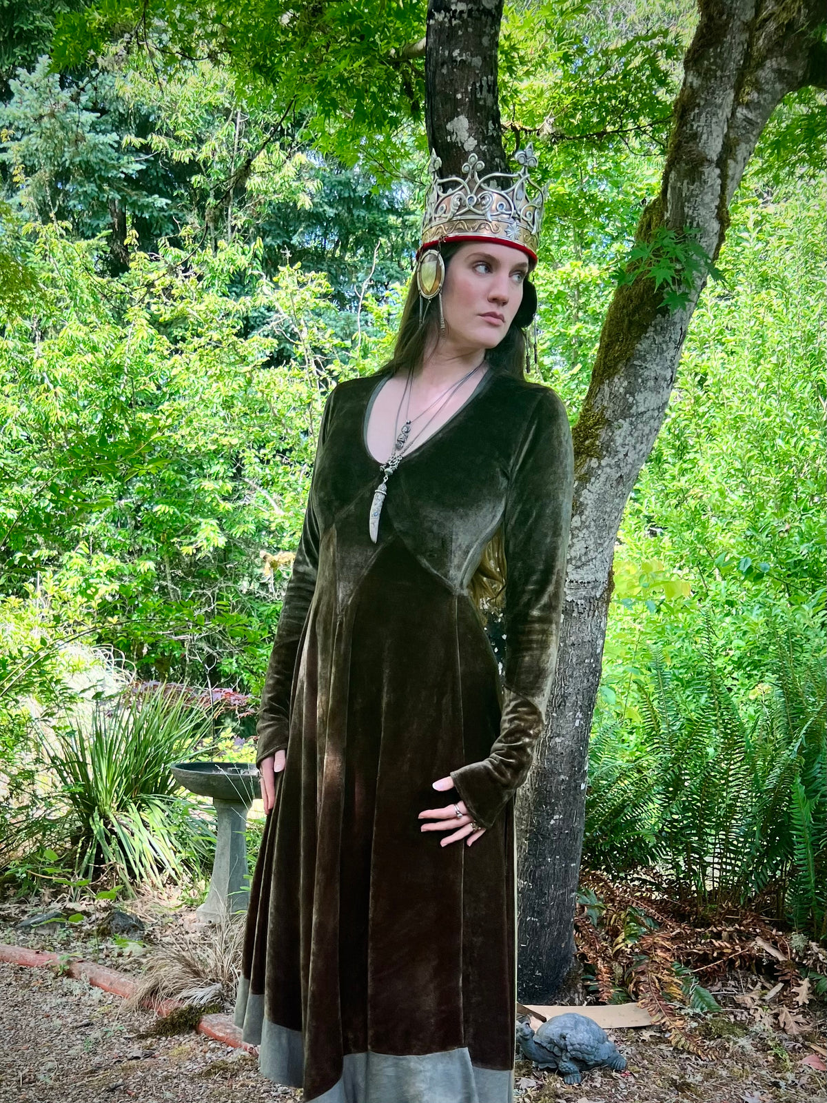 OOAK Queen of Diamonds in Velour