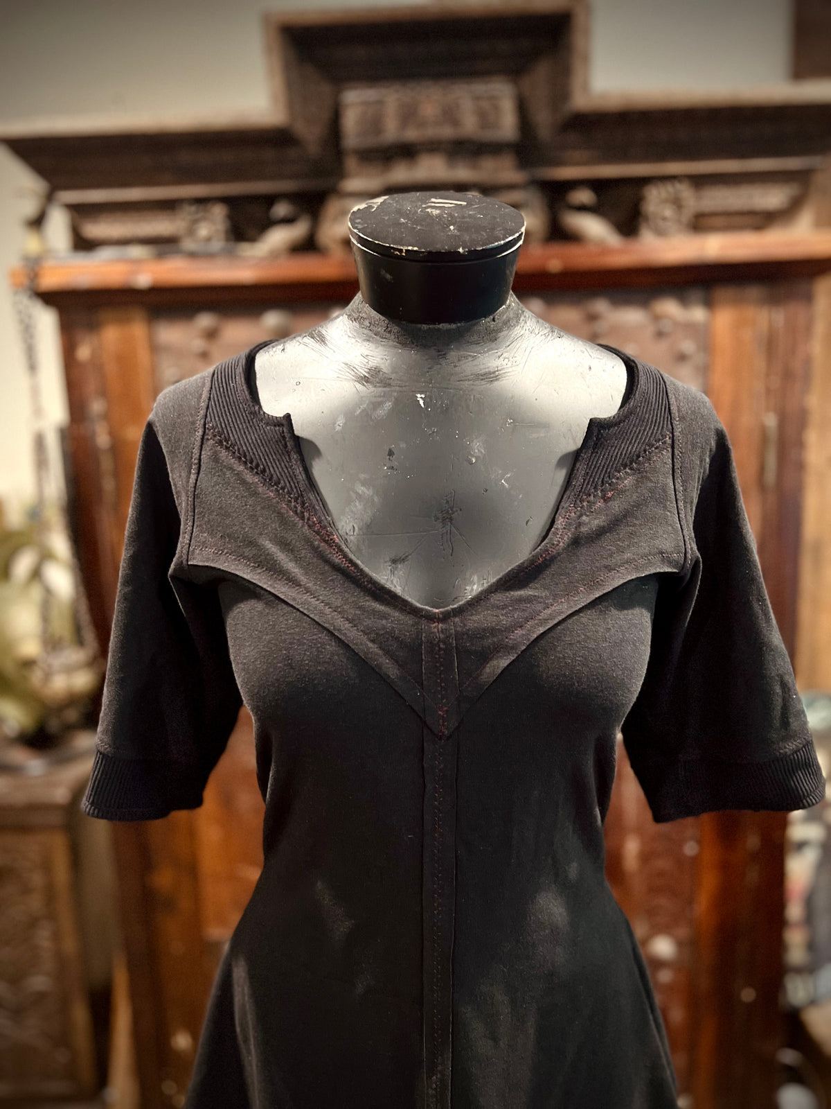 Bat! Tunic in Black