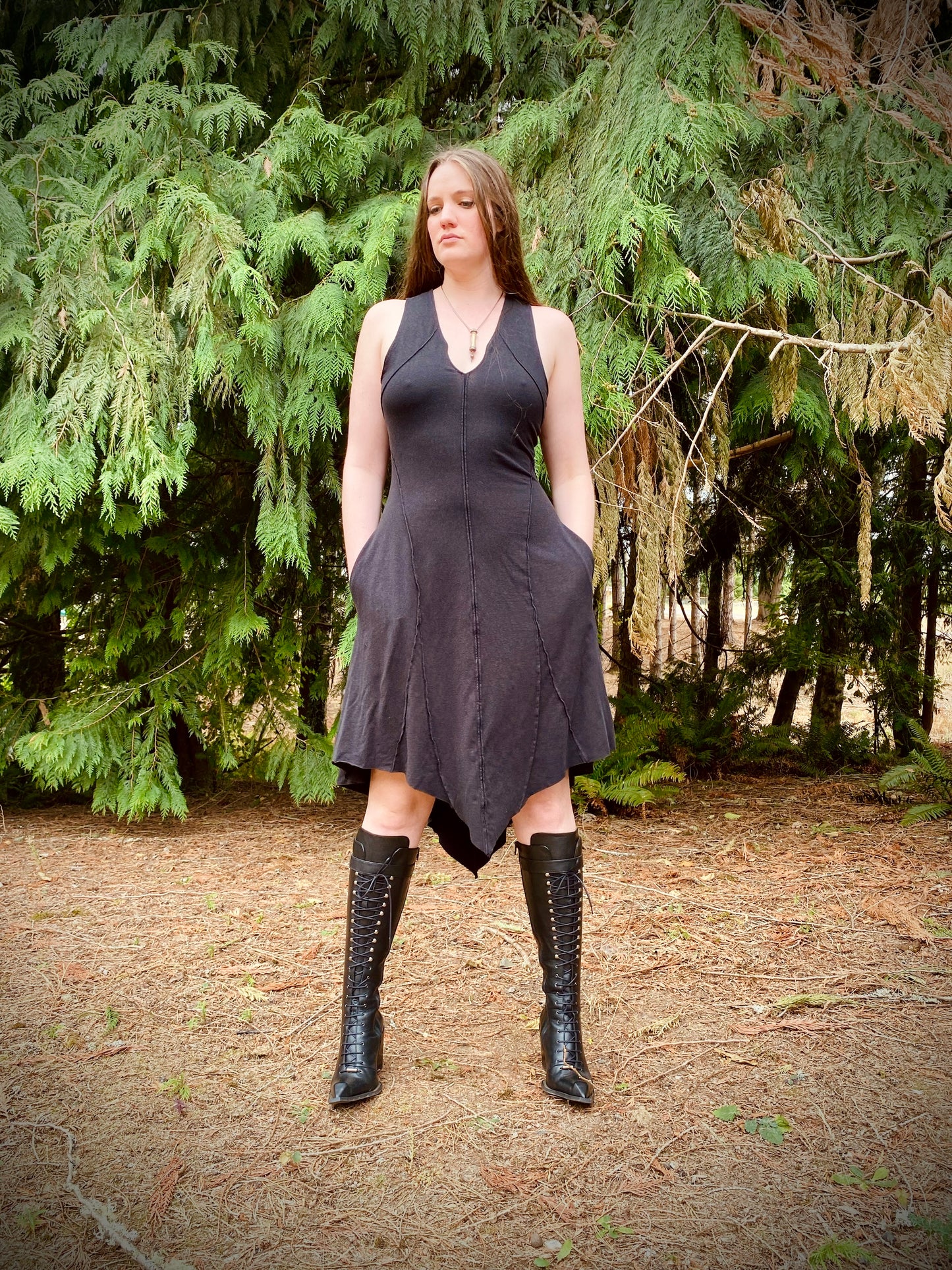 Made To Order Summer Dress in Black
