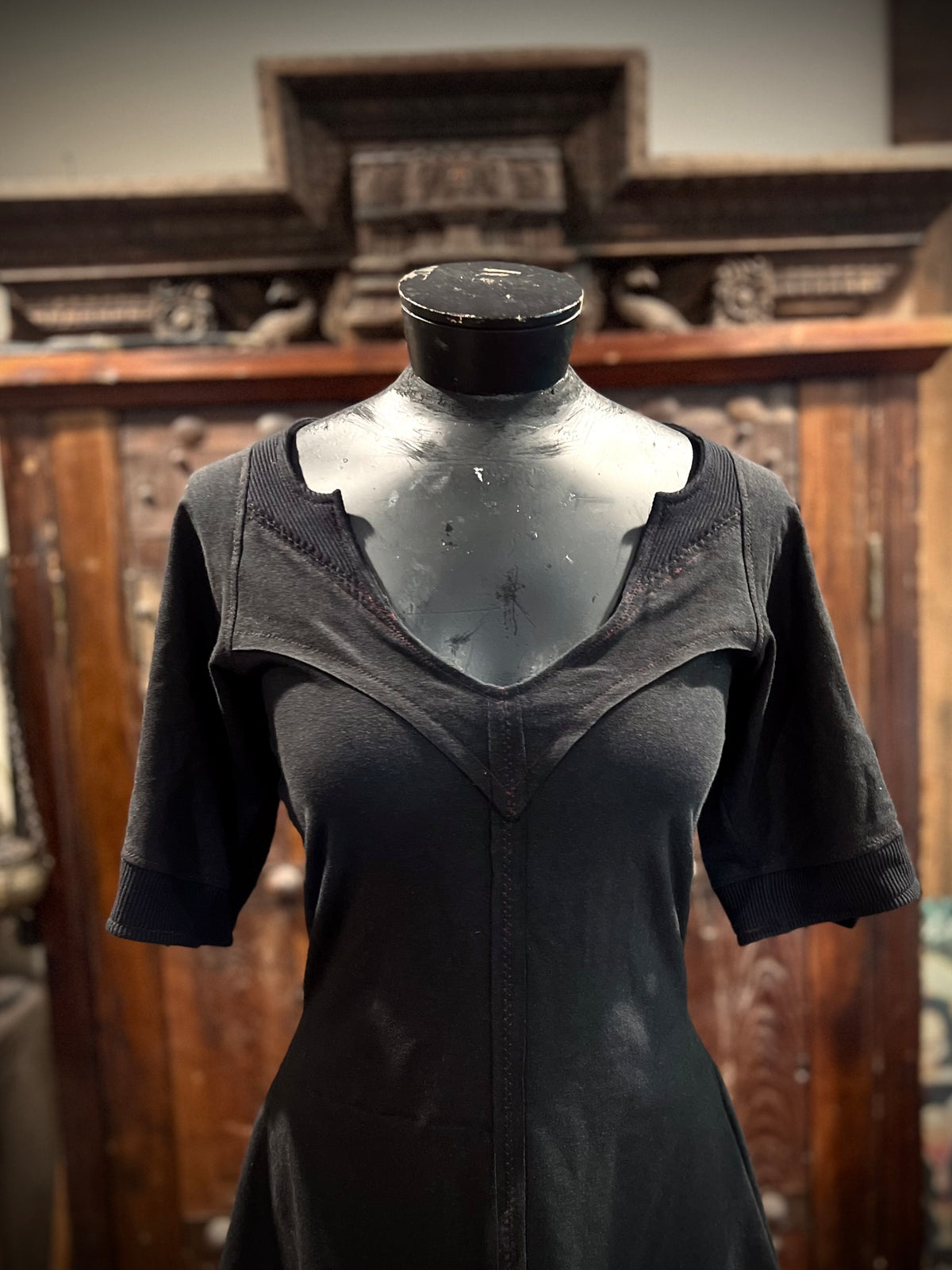 Bat! Tunic in Black