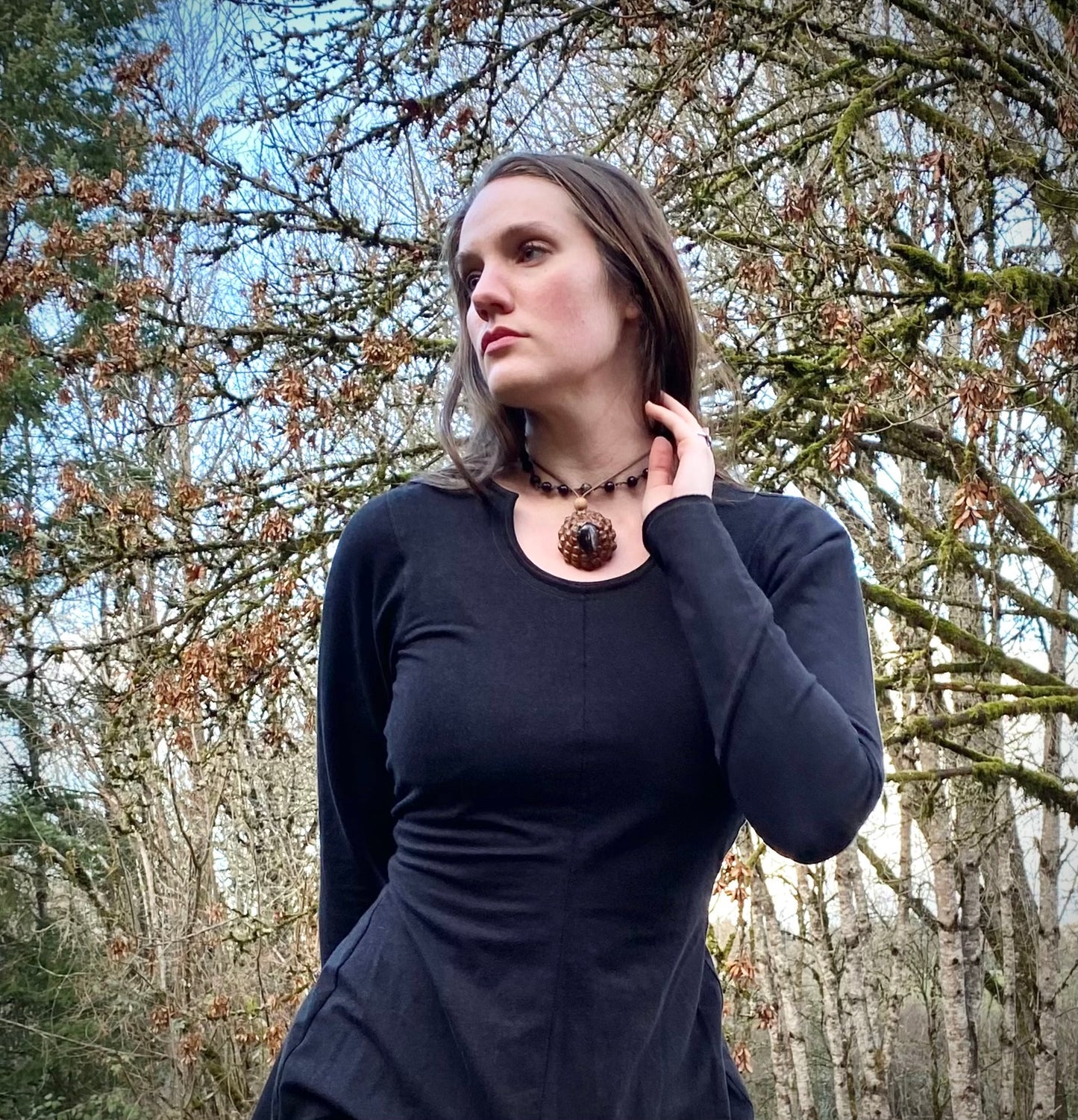 Made To Order Black Skeleton Key Tunic