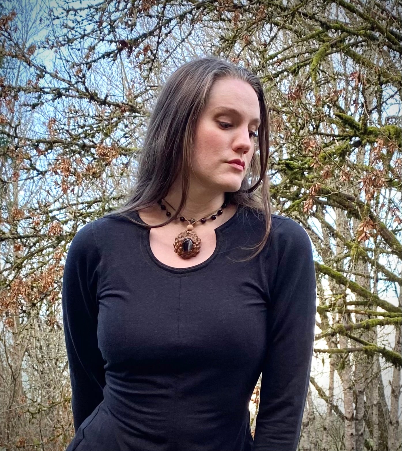 Made To Order Black Skeleton Key Tunic