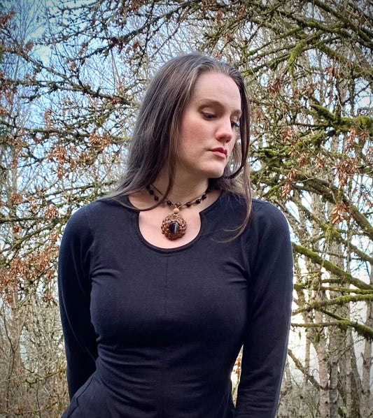 Made To Order Black Skeleton Key Tunic